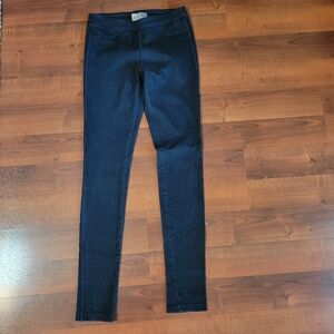 AG dark wash denim leggings
